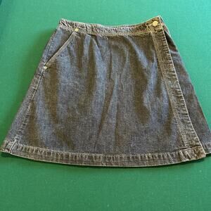 Vintage Y2K Levi’s Wrap Denim Skirt – Size 8 MIS –100% Cotton